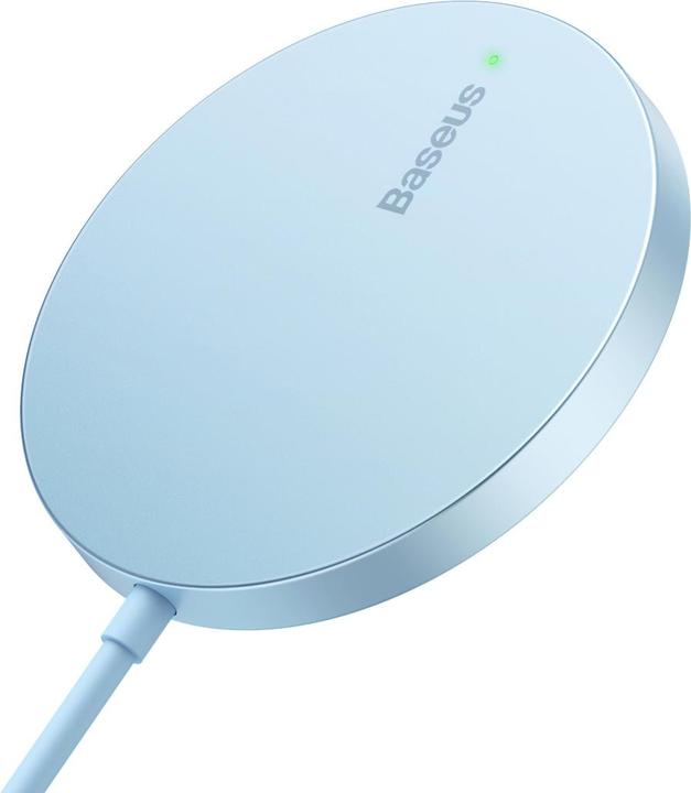 Image du produit Baseus Simple Mini3 Chargeur magnétique sans fil 15W Bleu Galaxie (15 W)