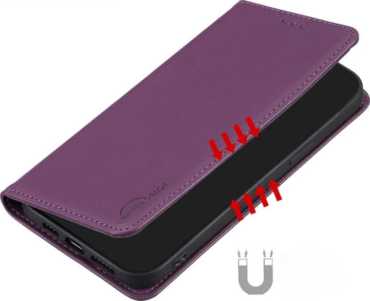 Actual product image Binfen Color Honor Magic6 Lite - BINFEN Flip Case cover purple (Honor Magic6 Lite)