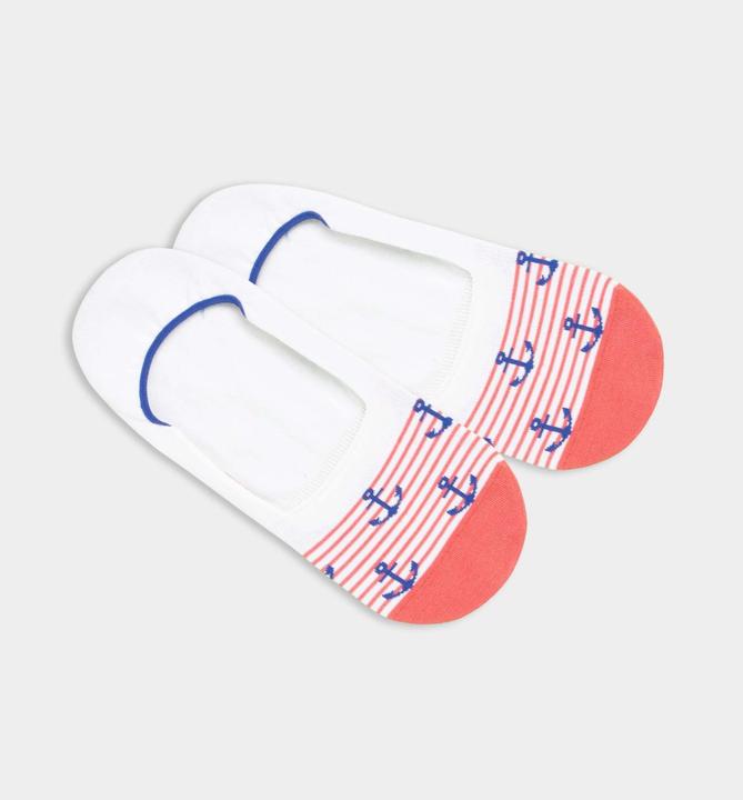 Immagine prodotto DillySocks Scarpe "Invisibles" color rosso rayé (43 - 46)