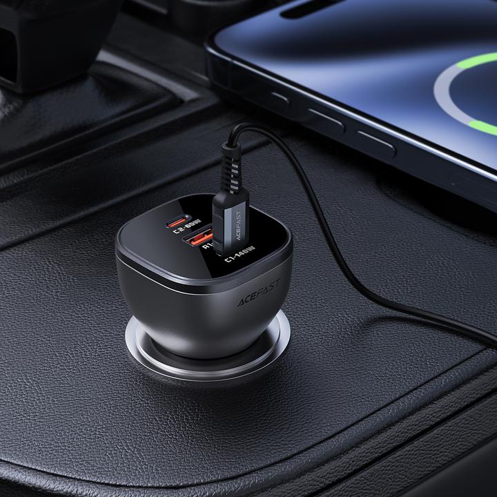 Actual product image Acefast B14 Car Charger Car charger 165W
