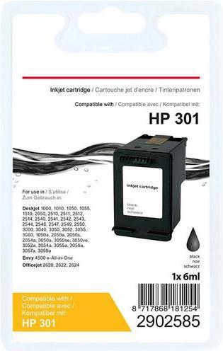 Produktbild Office Depot Tintenpatrone Kompatibel HP 301 CH561EE Schwarz (BK)