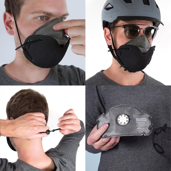 Produktbild Banale Schutzmaske MKBA Total Black (P2, 1 x)