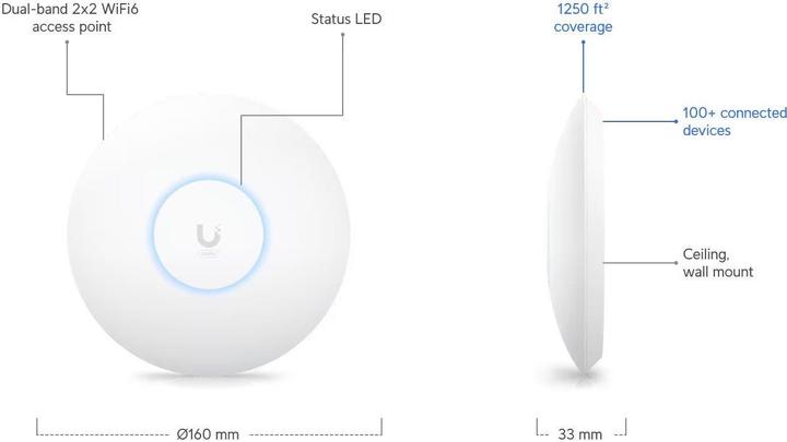 Produktbild Ubiquiti U6+ (2402 Mbit/s)