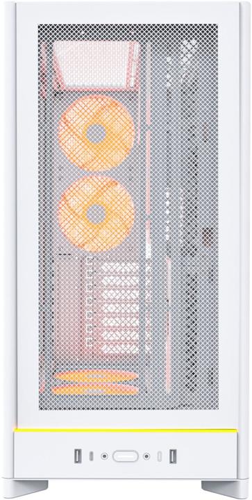 Actual product image Montech HS01 PRO (weiss, Tempered Glass) (ATX, Mini-ITX, mATX)