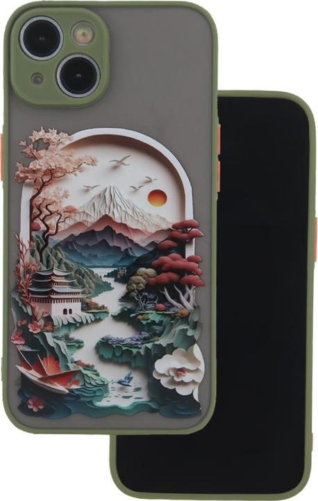 Productafbeelding OEM Ultra Trendy hoesje voor Samsung Galaxy A14 4G / A14 5G Travel groen (Samsung Galaxy A14, Samsung Galaxy A14 5G)