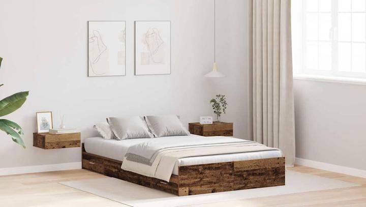Actual product image vidaXL Moderner Bettrahmen (120 x 190 cm)