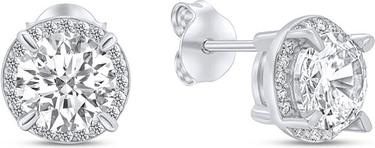 Immagine prodotto Brilio Argento - Orecchini in argento con zirconi trasparenti EA315W