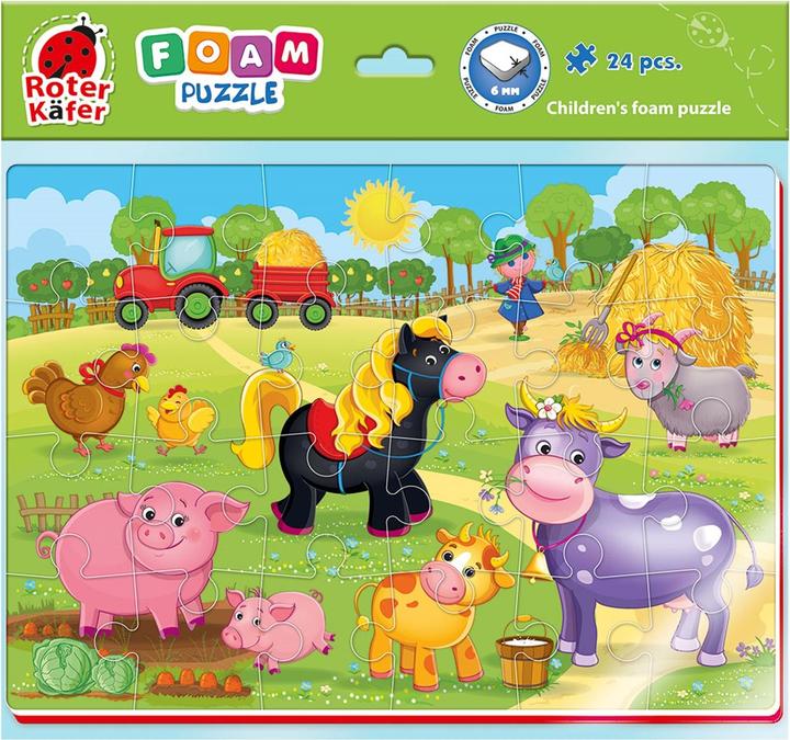 Produktbild Schaumstoff Bauernhoftiere (24 Teile)