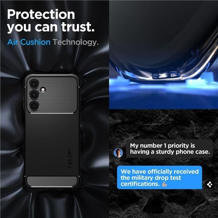 Actual product image Spigen Rugged Armor Hulle compatible (Samsung Galaxy A25 5G)