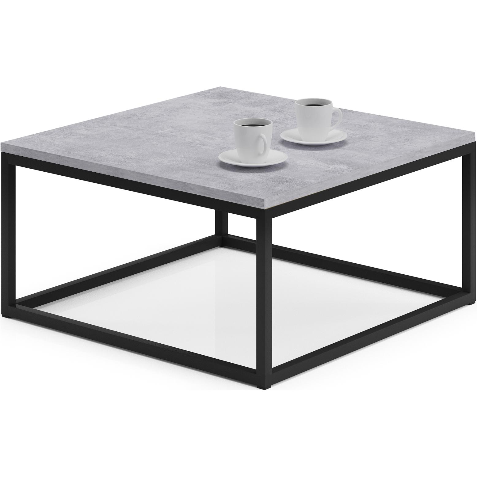 ADRK Furniture, Couchtisch + Beistelltisch, Belten (65 x 65 x 33 cm)