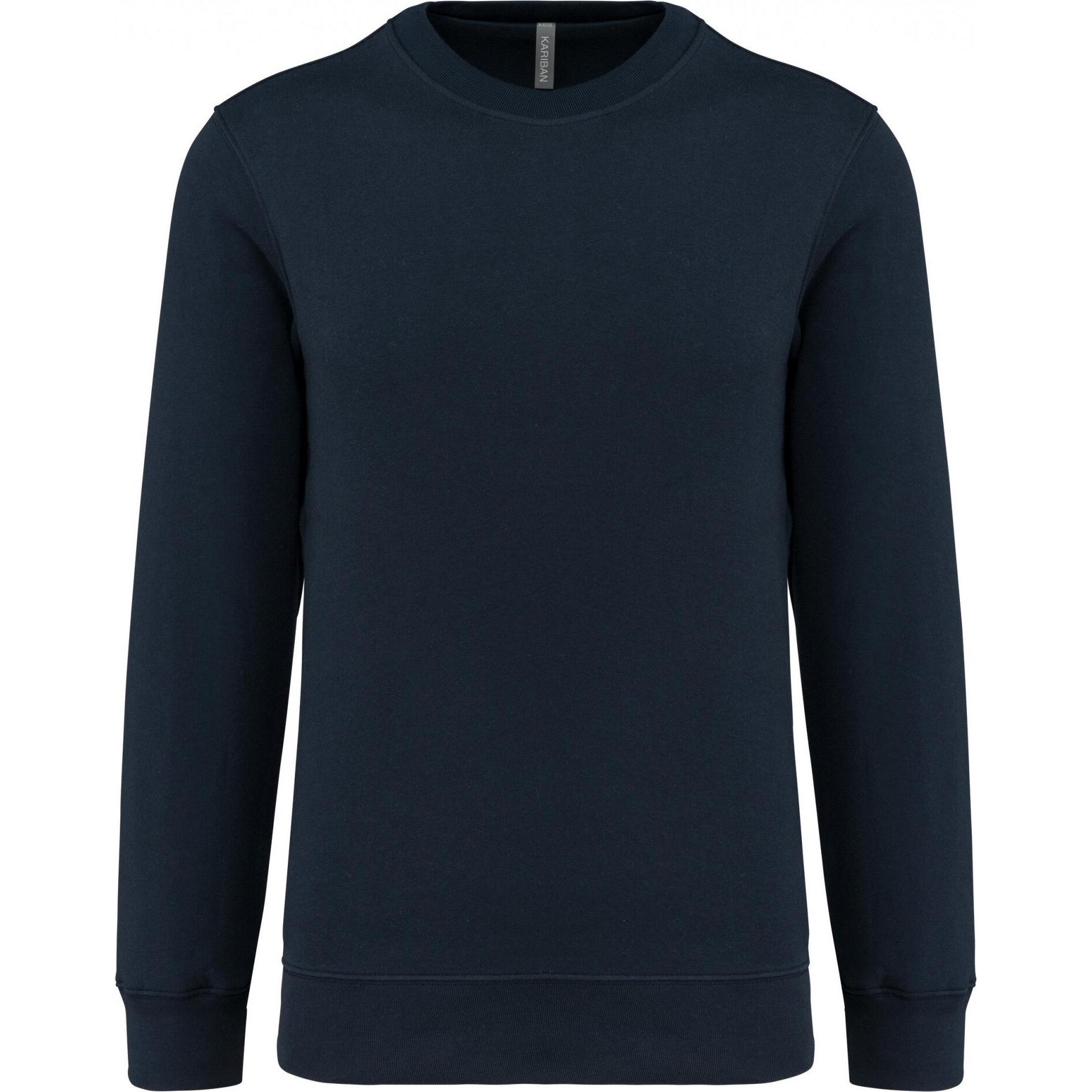 Kariban, Pullover, Sweatshirt mit Rundhalsausschnitt, Blau, (5XL)