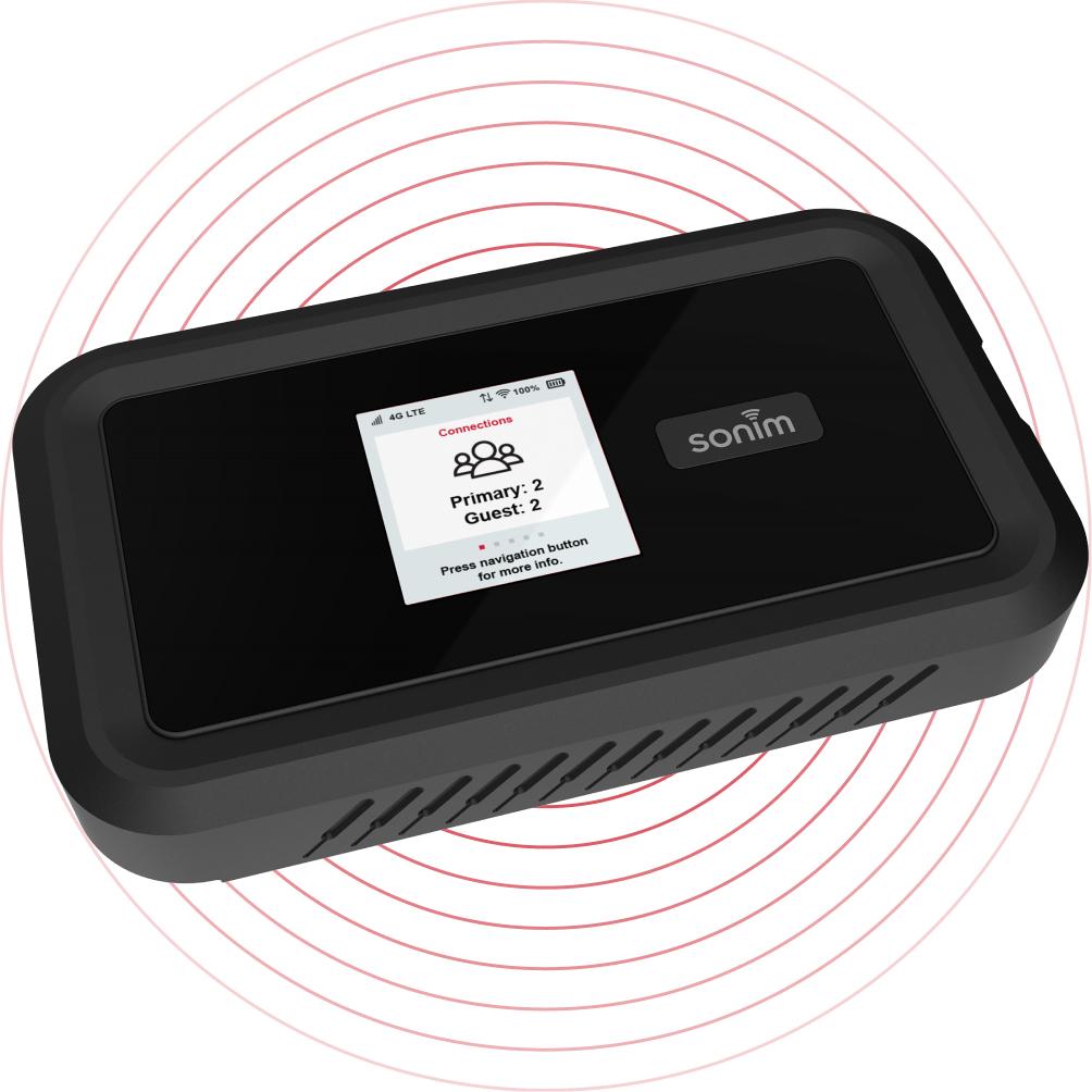 Sonim Hotspot mobile Zenith H100 4G, Router, Nero