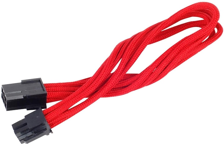 Actual product image Silverstone ATX Extension 6-6(PCI-E)Pin red