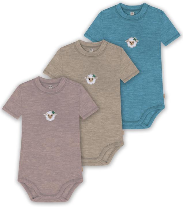 Blau, Beige, Rosa