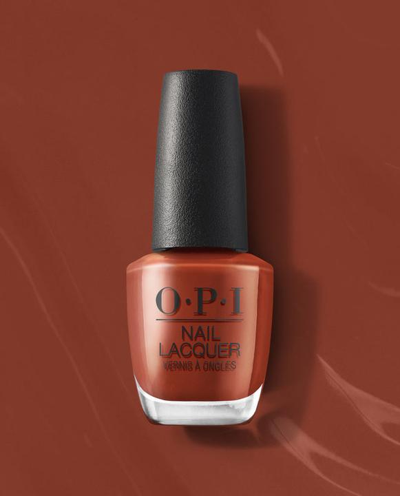 Produktbild OPI Nail Lacquer Slip Dressed Up Opaque Dark Red Brown Chip Resistant (Slip Dressed Up, Farblack)