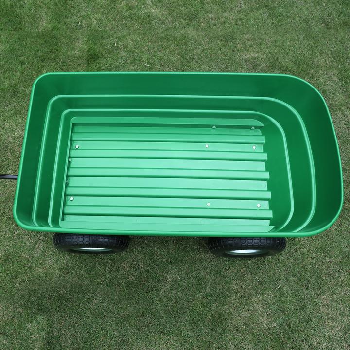 Actual product image Wiltec Garden trolley Tilting function 350kg Hand trolley 125l Hand trolley Transport trolley