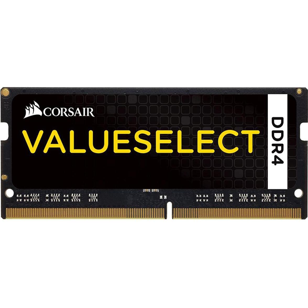 Corsair Value Select (2 x 4GB, 2133 MHz, DDR4-RAM, SO-DIMM), RAM, Schwarz
