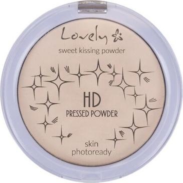 Lovely HD Pressed Powder transparentny, matujący puder do twarzy z Olejem Jojoba 10g