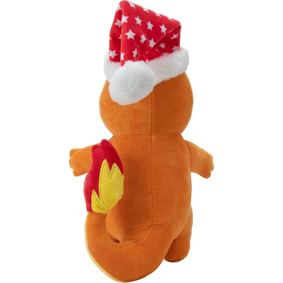 Thumbnail - Jazwares Pokémon Plüschfigur Winter Glumanda mit Weihnachtsmütze 20 cm (20 cm)