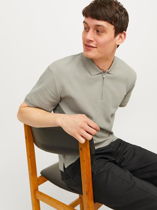Actual product image Jack & Jones Single-coloured polo T-shirt T-shirt (S)