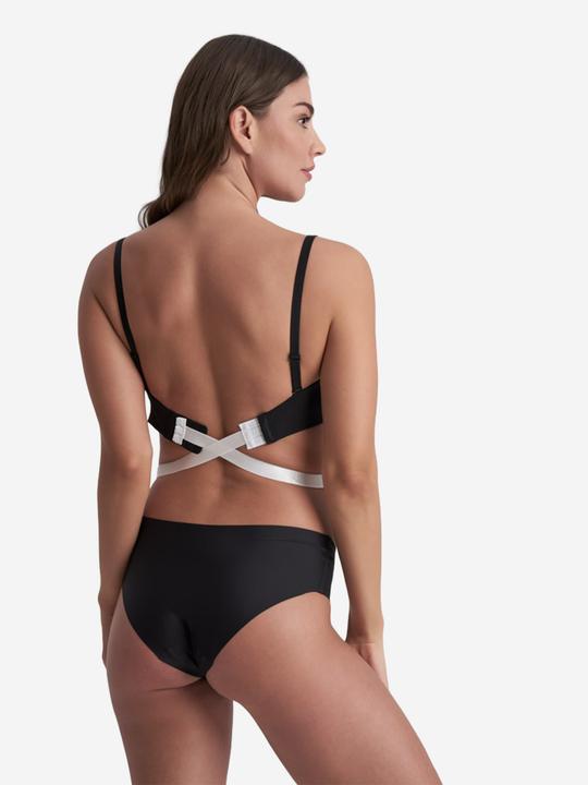 Produktbild Bye Bra 2 Low Back Straps 3 Rows Black (3er Pack, One Size)