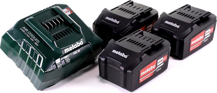 Produktbild Metabo Basis-Set 3 x 4.0 Ah (18 V)