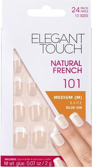 Immagine prodotto Elegant Touch Francese nudo medio 101 (Unghie artificiali, Rosa francese)