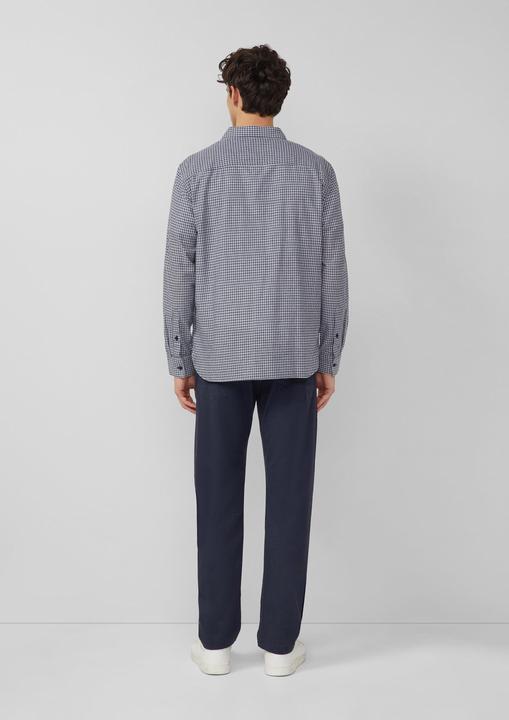 Immagine prodotto s.Oliver Hemd Regular Fit: Kariertes Baumwollhemd mit Kentkragen (M)