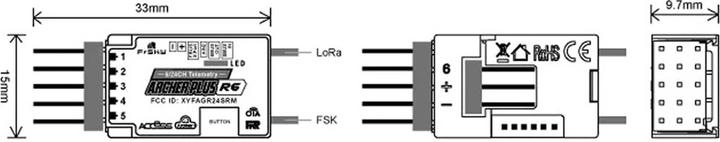 Productafbeelding FrSky Empfänger Archer Plus R6FB 2,4Ghz