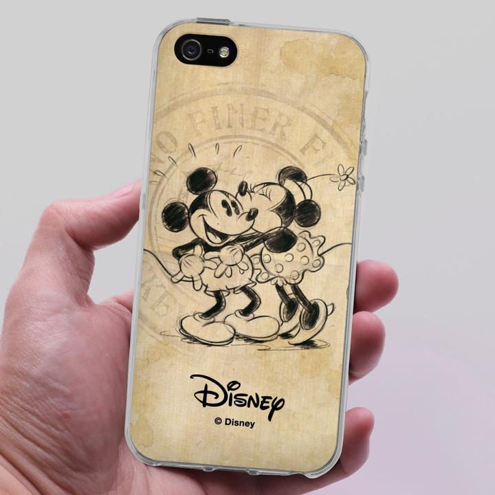 Produktbild DeinDesign Silikon Hülle für Apple iPhone 5s Handyhülle Case Smartphone Schutzhülle Mickey Mouse Minnie Mouse (Apple iPhone 5s)