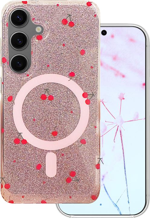 Produktbild OEM Cherry Mag case for Samsung Galaxy S24 / S25 glitter (Samsung Galaxy S24, Samsung Galaxy S25)