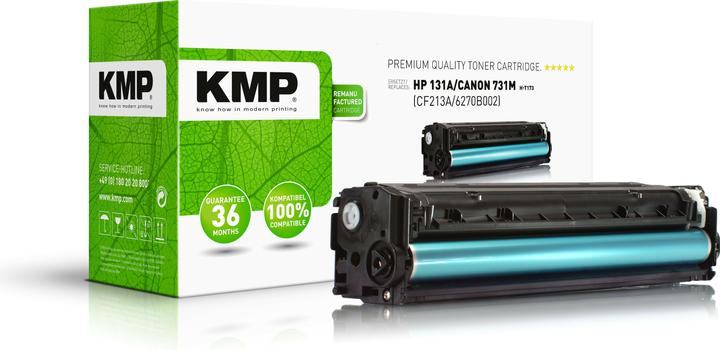 Actual product image KMP Toner replaces HP131A/ Canon 731M (CF213A/6270B002) (M)
