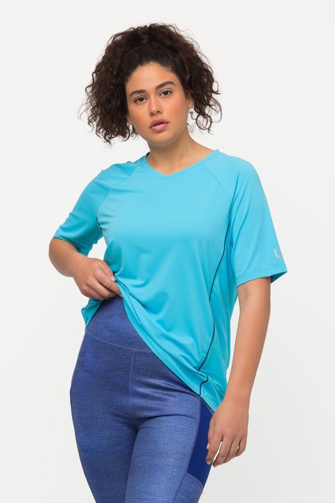 Produktbild Ulla Popken T-Shirt, UV-Schutz 50+, V-Ausschnitt, Halbarm (42, 44)