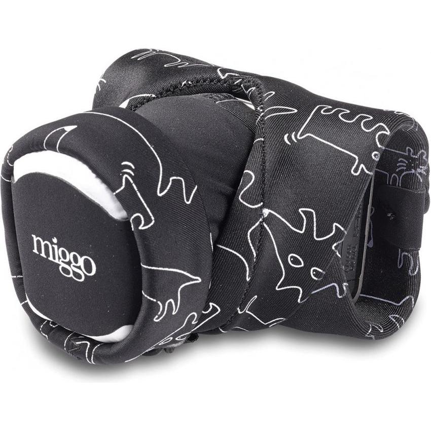 miggo Grip & Wrap, Cinghia per fotocamera, Nero