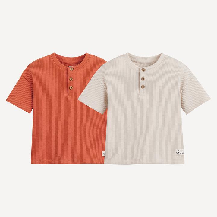 Produktbild La Redoute Collections 2er-Set T-Shirts mit Rundhalsausschnitt (86)