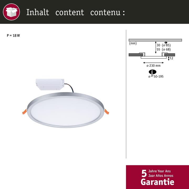 Actual product image Paulmann Built-in panel Areo VariFit (2200 lm)