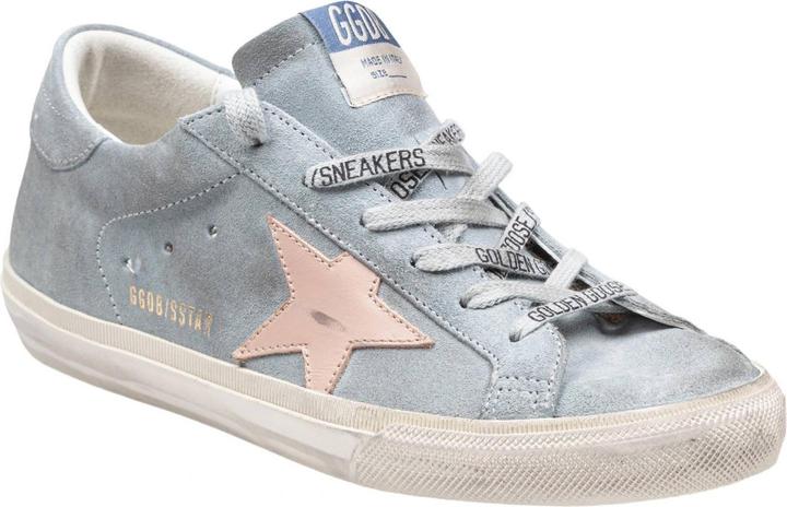 Actual product image Golden Goose super star sneakers in suede grey/pink (38)