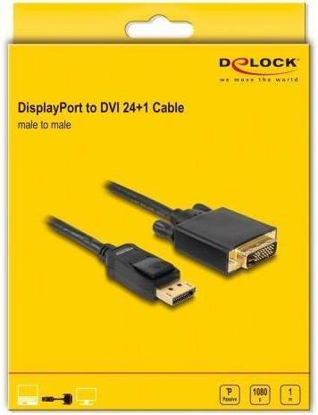 Image du produit Delock DisplayPort — DVI (1 m, DisplayPort, DVI, 1.1)