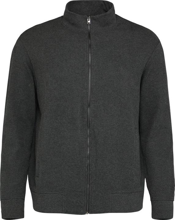 Image du produit S.Oliver Sweatshirt Jacke Sweatjacke aus Jacquard in Strick-Optik (XXL)