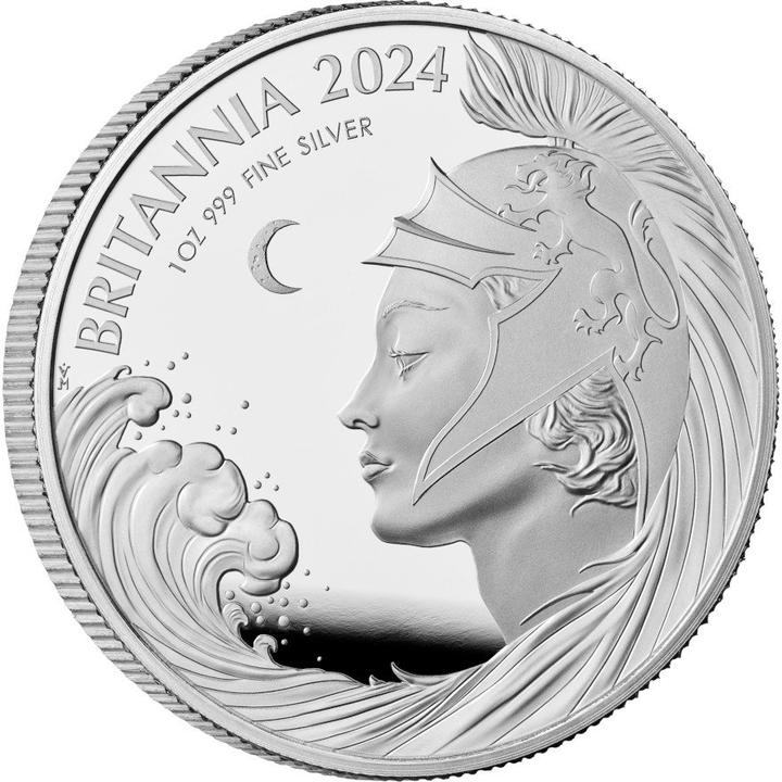 Produktbild The Royal Mint Silber Britannia 1 oz PP - 2024 (999, 2024)