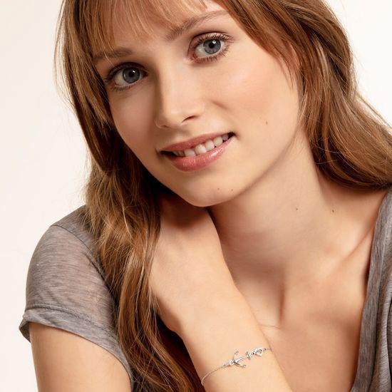 Produktbild Thomas Sabo Armband Anchor with Heart (19 cm, Silber)