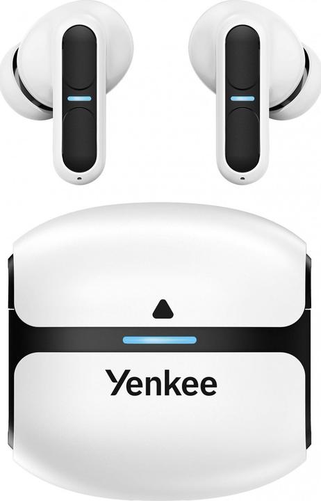 Yenkee YHP 09BT WE TWS EVEPODS PRO bianco / cuffie wireless / microfono / ENC / Bluetooth 5.3 (6 h, Senza fili)