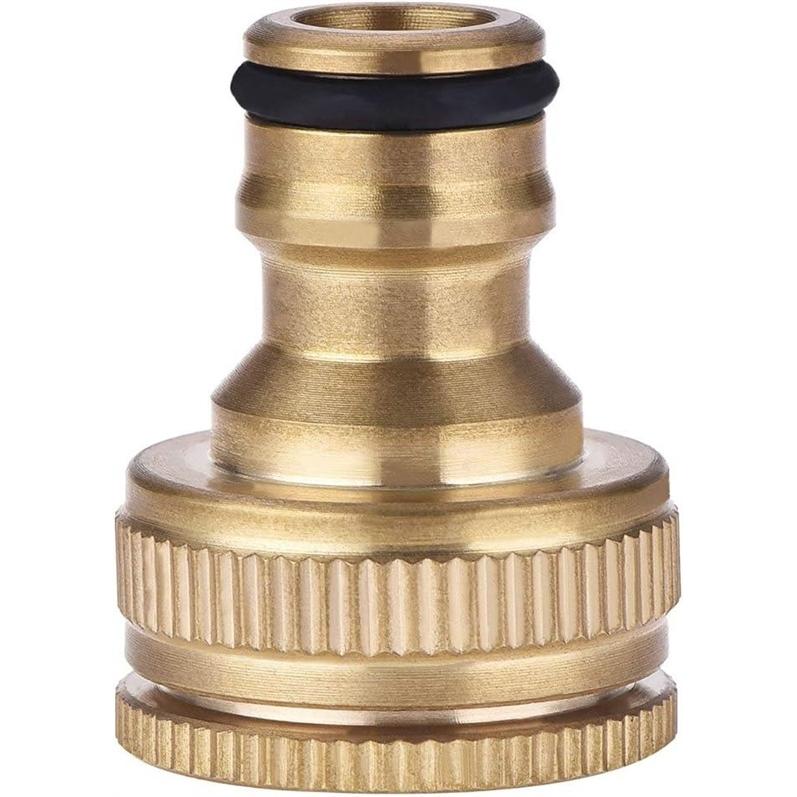 Schell, Raccordo per tubo flessibile, CONNECTOR ADAPTOR BRASS 1/2 3/4 HAUSHALT