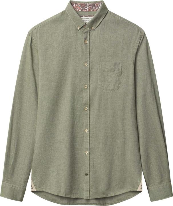 Produktbild Colours & Sons Langarmhemd Shirt Brushed Twill (XL)