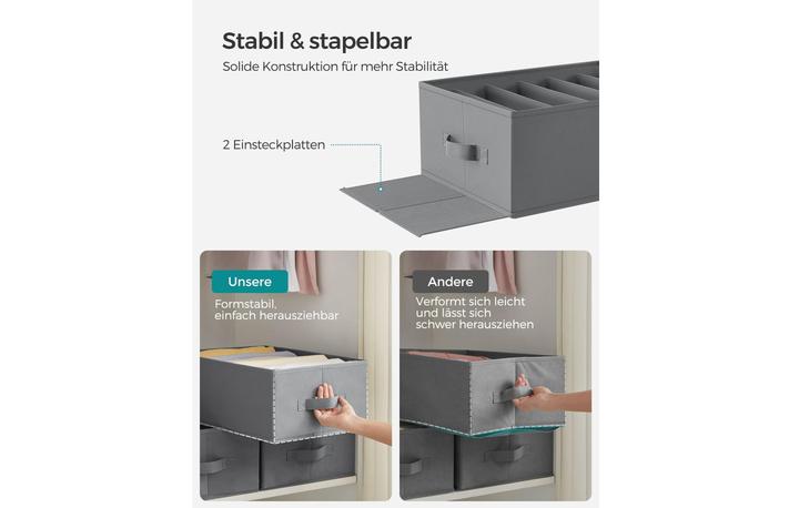 Image du produit Songmics Boîtes de rangement (30 cm, 4x)