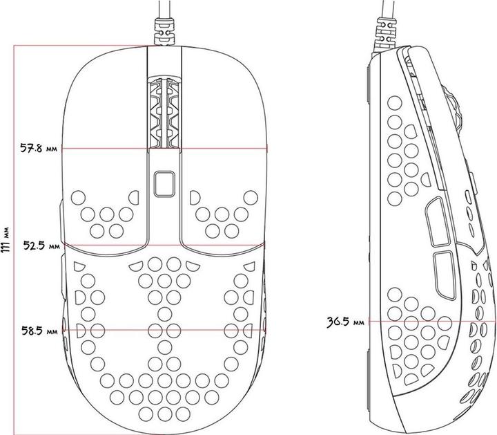 Actual product image CHERRY xtrfy MZ1 (Cable)