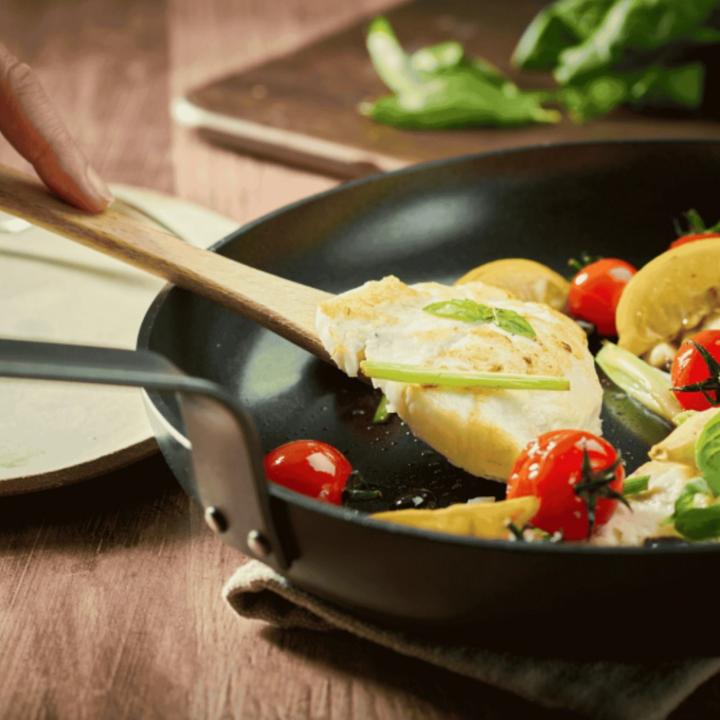 Produktbild de Buyer CERANOA Pfanne rund 24cm (Bräter + Schmortopf, Bratpfanne, Aluminium, 24 x 13 cm)