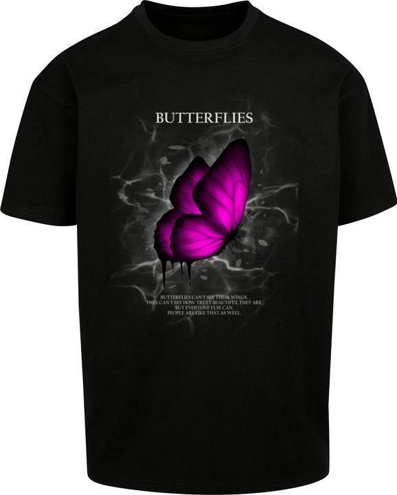 Produktbild Merchcode Butterflies Heavy Oversized Tee - 117179 (S)
