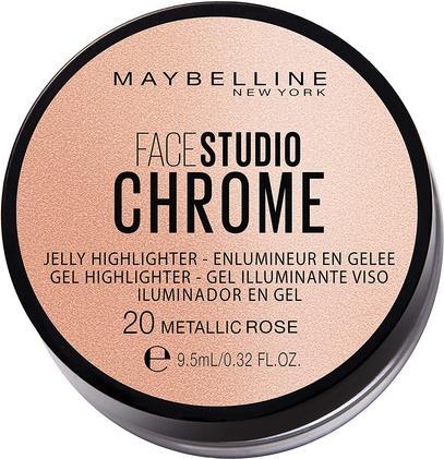 Maybelline New York FaceStudio Chrome (20 Metallic Rose, Highlighter)