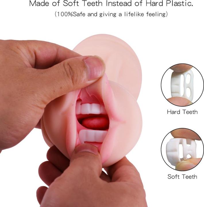 Produktbild Kiotos Masturbator with Soft Teeth Mouth/Vagina